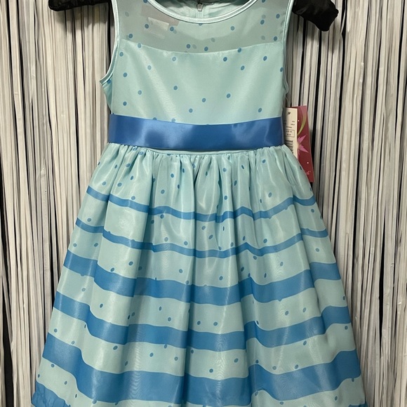 Princess Faith Striped Dress, 6X - Picture 1 of 10
